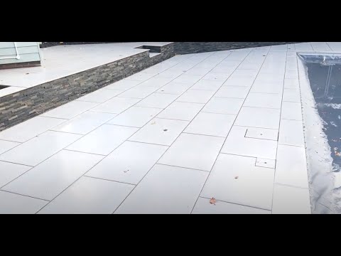 London Stone Paving Pool Transformation - Epsom