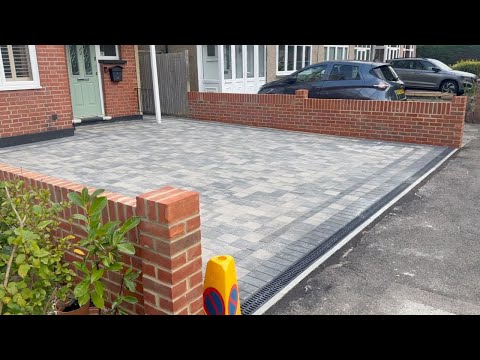 Block Paving Driveway Installation using Tobermore Shannon - Wallington