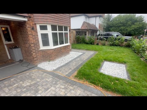 Driveway and Patio Installation - Before and After