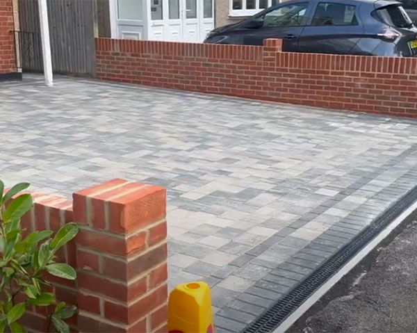 block paving driveway project